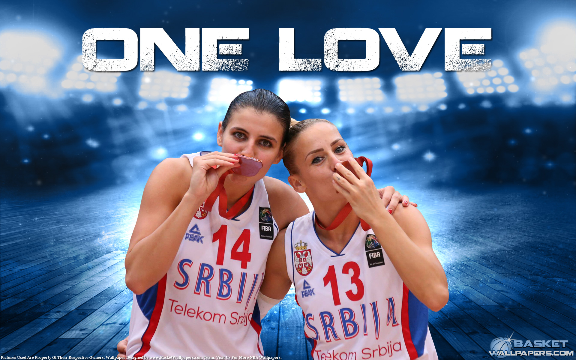 Ana and Milica Dabovic One Love Wallpaper