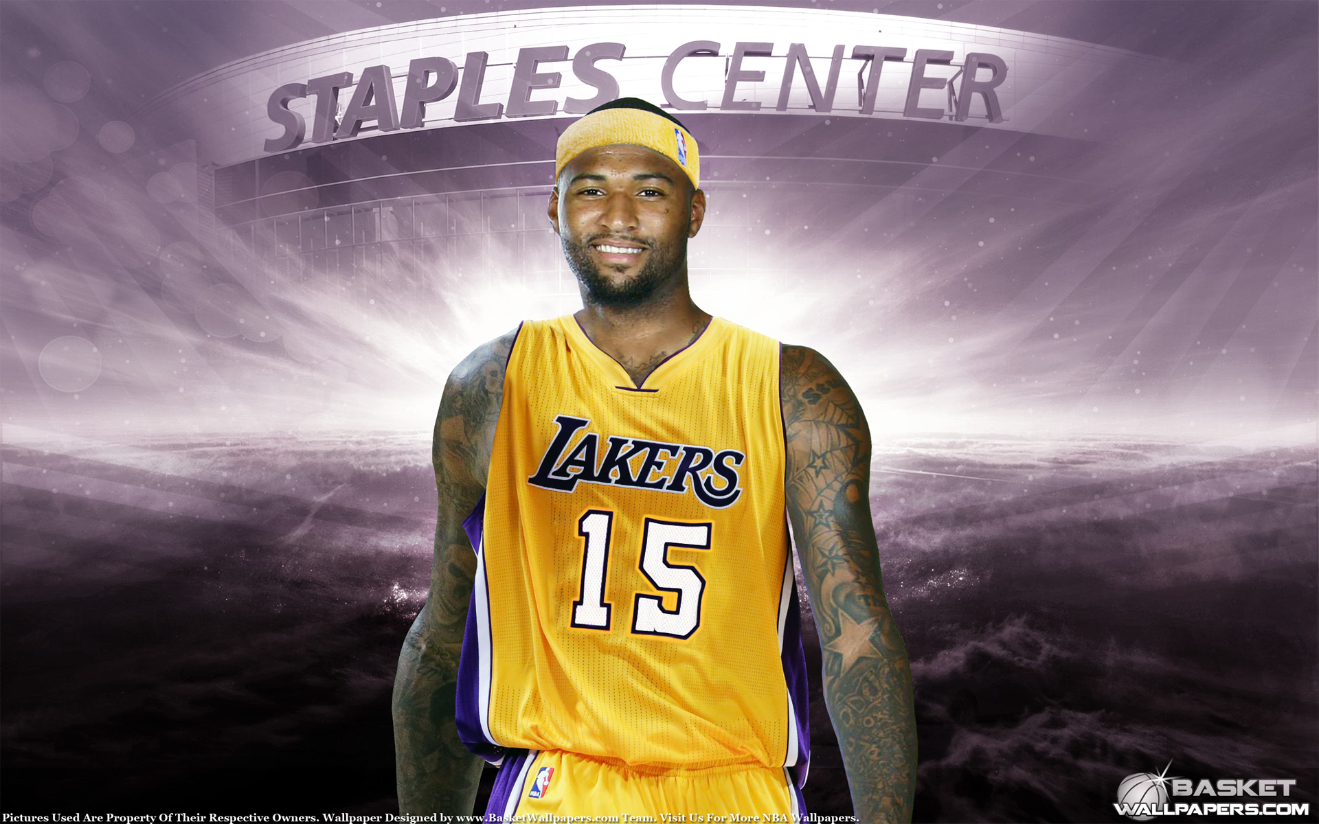 DeMarcus Cousins LA Lakers 1920x1200 Wallpaper