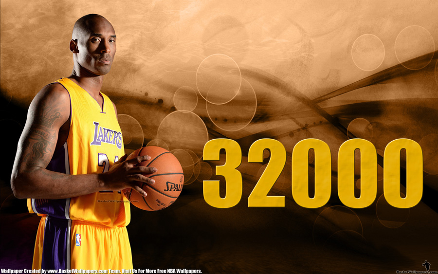 Kobe Bryant 32000 Points Wallpaper