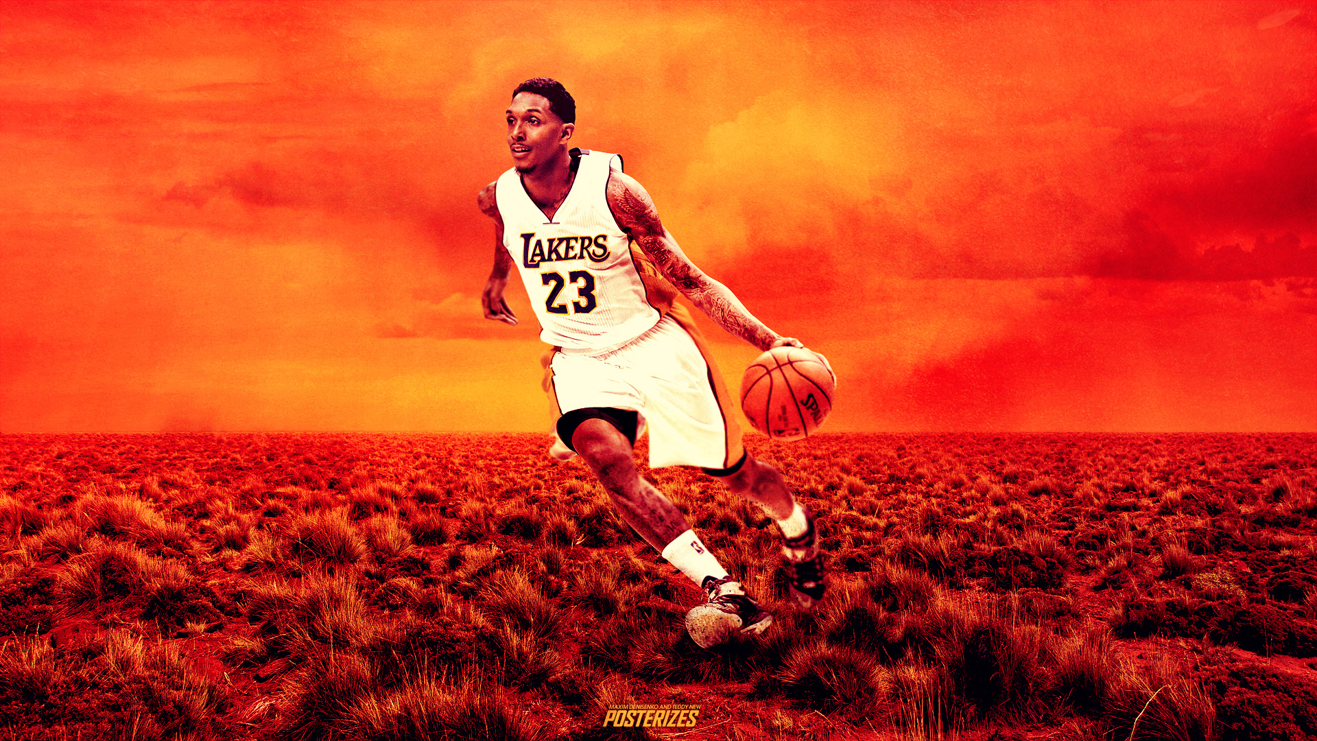 Louis Williams LA Lakers 2015 Wallpaper