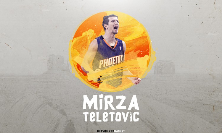 Mirza Teletovic Phoenix Suns 2015 Wallpaper