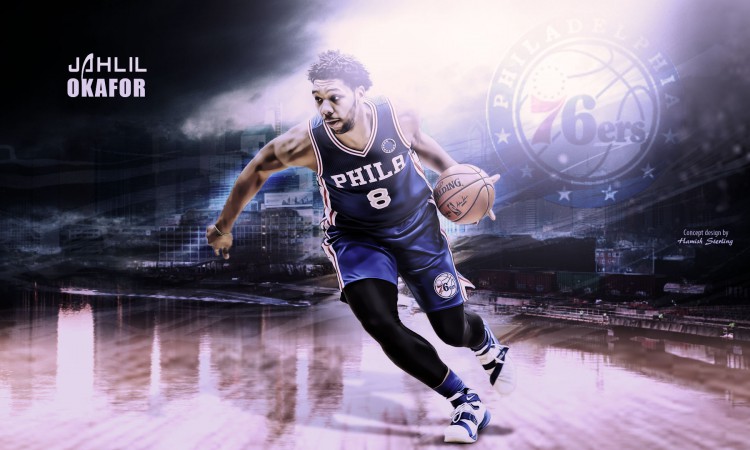 Jahlil Okafor Philadelphia 76ers 2016 Wallpaper
