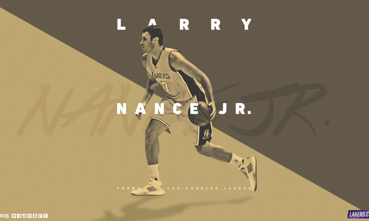Larry Nance Jr LA Lakers 2015-2016 Wallpaper