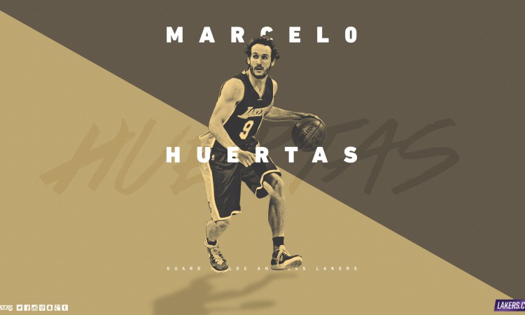 Marcelo Huertas LA Lakers 2015-2016 Wallpaper