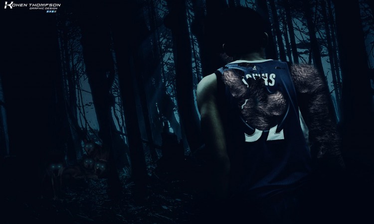 Karl-Anthony Towns Wolf 1920x1200 Wallpaper