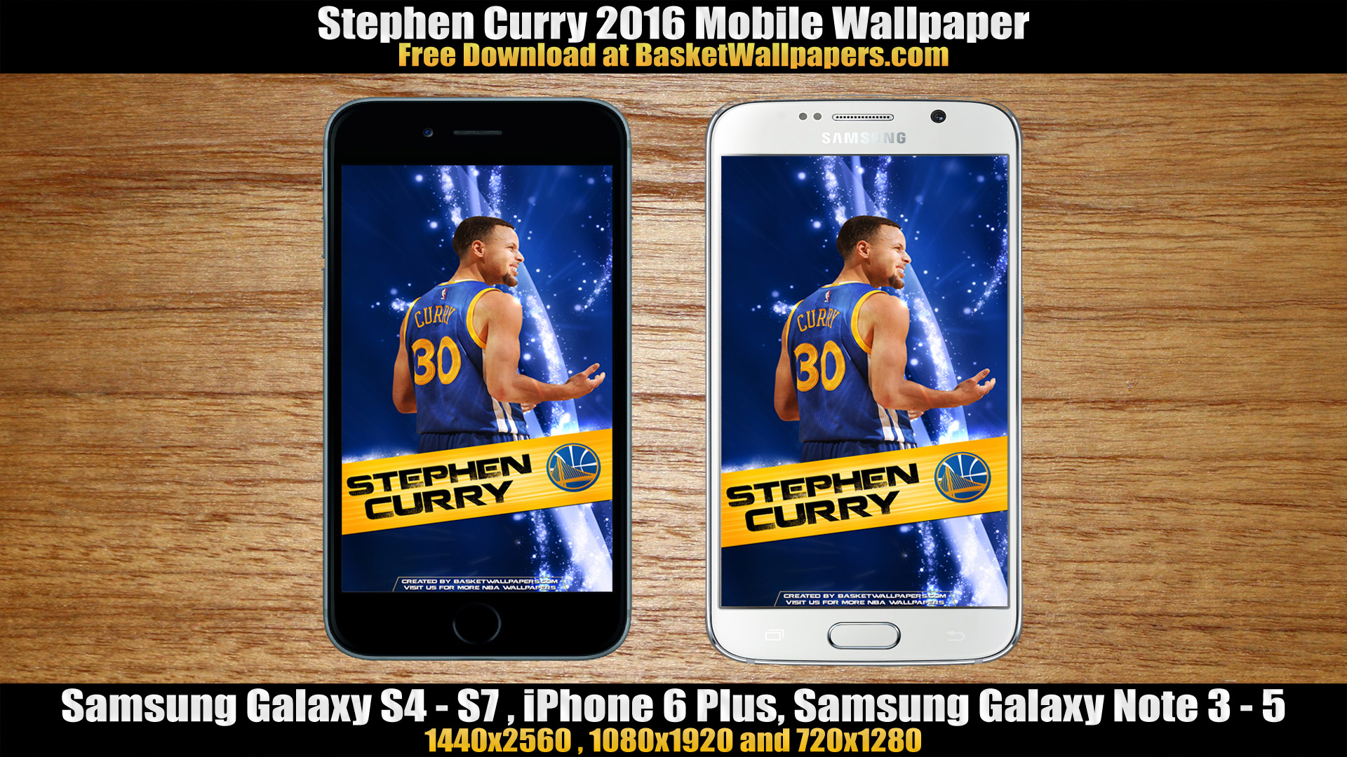Stephen Curry Golden State Warriors 2016 Mobile Wallpaper