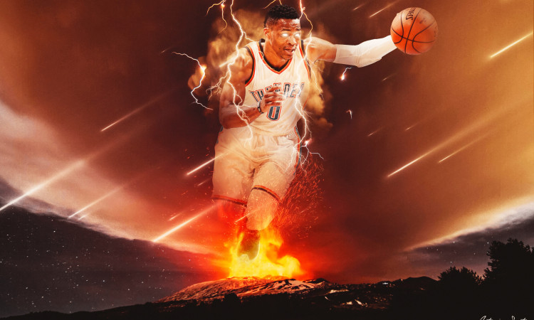 Russell Westbrook 2016 NBA Playoffs Wallpaper