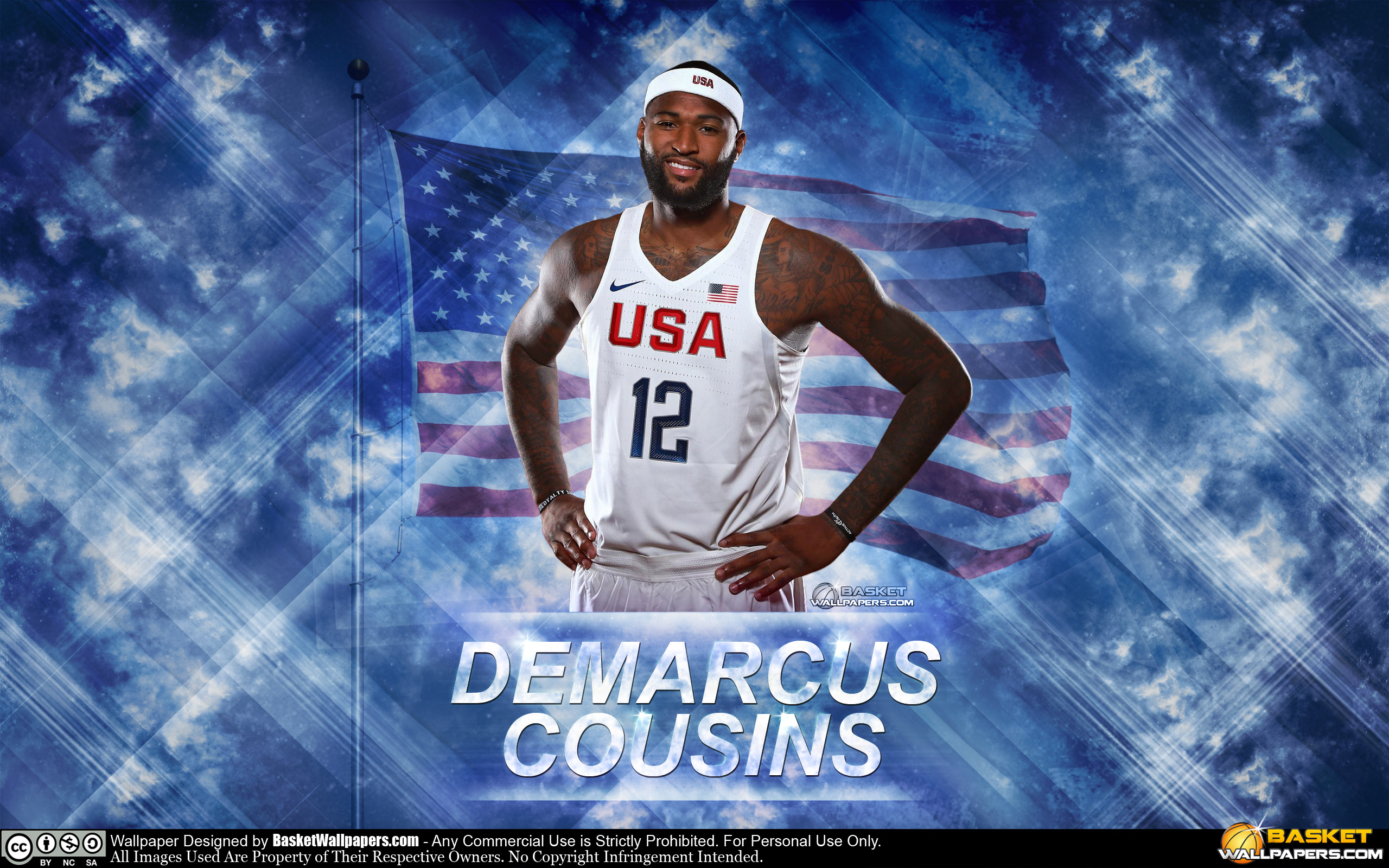 DeMarcus Cousins USA 2016 Olympics Wallpaper