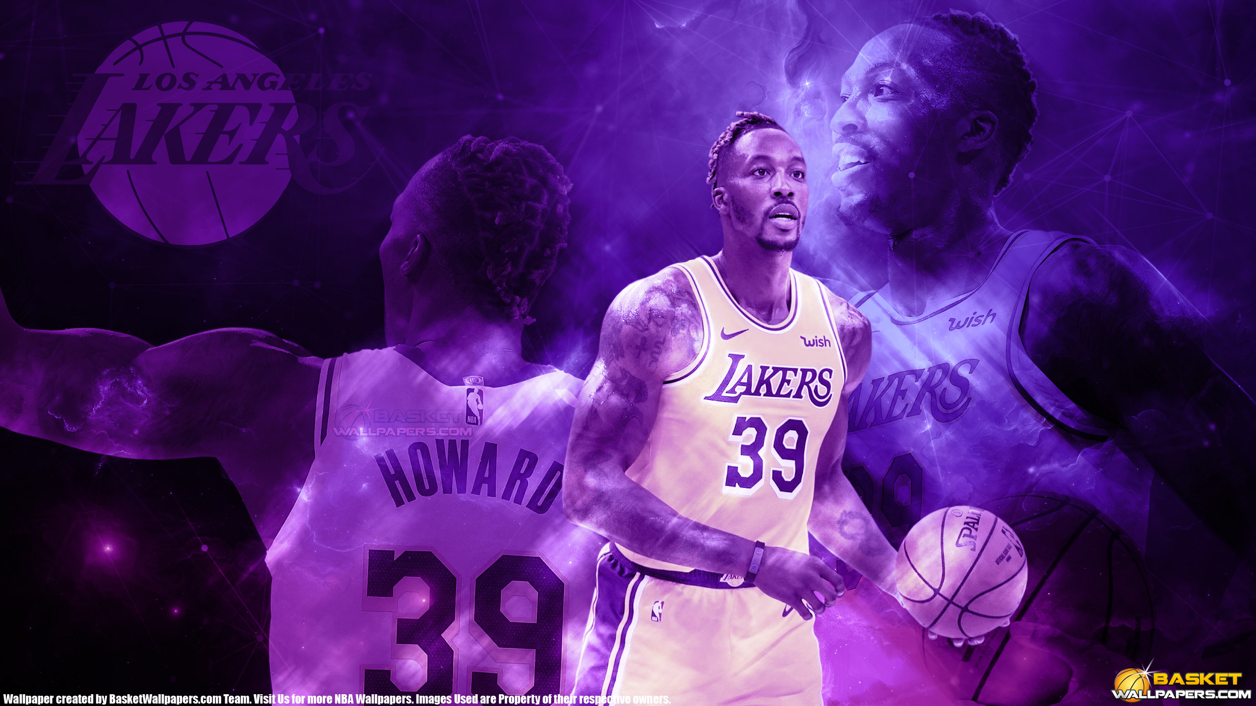 Dwight Howard LA Lakers 2019 2560x1440 Wallpaper